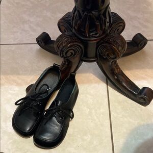 Black Leather Oxford Shoes 40